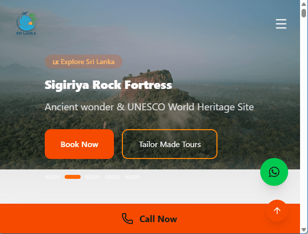 Sri Lanka Tour & Driver Booking Website by SmartInnovate